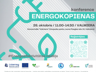 26. oktobrī aicinām piedalīties projekta “Smart Living” noslēguma konferencē “Energokopienas”